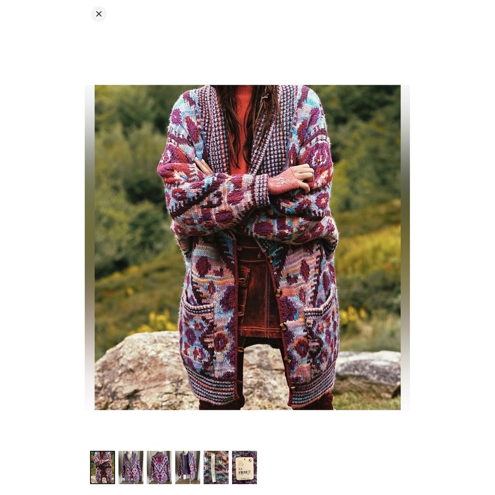 Free People Home on the Range Cardi NWT XS NWT